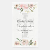 Elegant Confirmation Party Pink Floral Custom (正面)