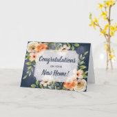 Elegant Congratulations on Your New Home カード (黄色い花)