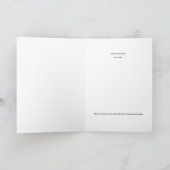 Elegant Congratulations on your Wedding  カード (内部)