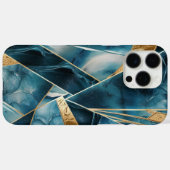 Elegant Copper | Feminine Opulent Teal Gold Case-M Case-Mate iPhoneケース (裏面 (横))