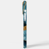 Elegant Copper | Feminine Opulent Teal Gold Case-M Case-Mate iPhoneケース (裏面 / 左)