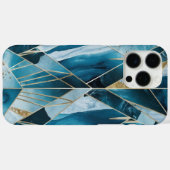 Elegant Copper | Feminine Opulent Teal Gold Case-Mate iPhoneケース (裏面 (横))