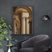 Elegant Corinthian Columns Classical Architecture ポスター