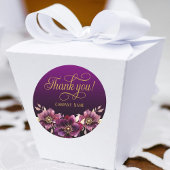 Elegant Corporate Favor Sticker ラウンドシール