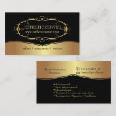 Elegant Cosmetic & Make-Up Studio Business Card 名刺 (正面/裏面)