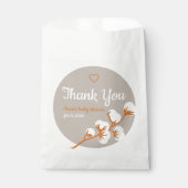 Elegant Cotton Branch Baby Shower  フェイバーバッグ (正面)