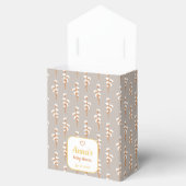 Elegant Cotton Floral Baby Shower フェイバーボックス (オープン)