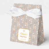 Elegant Cotton Floral Baby Shower フェイバーボックス (正面サイド)