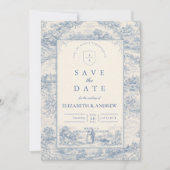 Elegant Countryside Manor Wedding セーブザデート (正面)