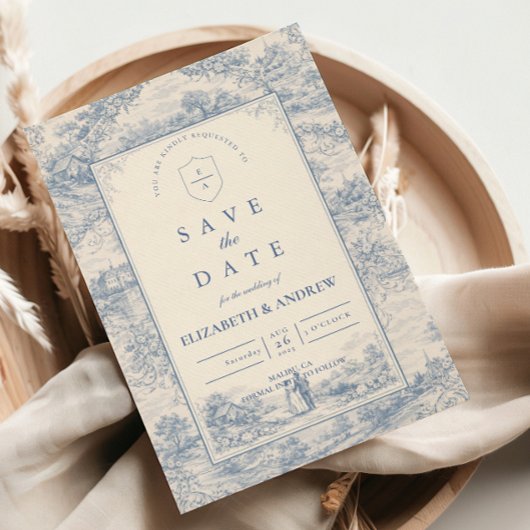 Elegant Countryside Manor Wedding セーブザデート