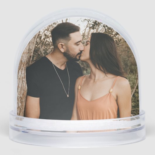 Elegant Couples Monogram Keepsake Photo (正面)