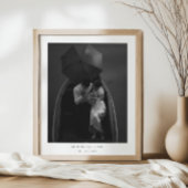 Elegant Couples Newlywed Modern Photo Wedding ポスター