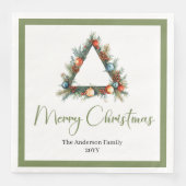 Elegant Cozy Boho Scandinavian Pine Wreath Dinner (正面)