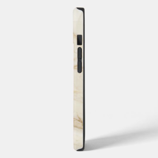 Elegant Cream and Gold Marble iPhone Case Case-Mate iPhoneケース (裏面 / 左)