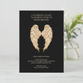 Elegant Cream Delicate Angels Wings Design (スタンド正面)