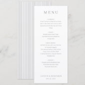 Elegant Cream Menu Template メニュー (正面/裏面)