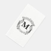 Elegant Crest Custom Monogram  (コーナー)
