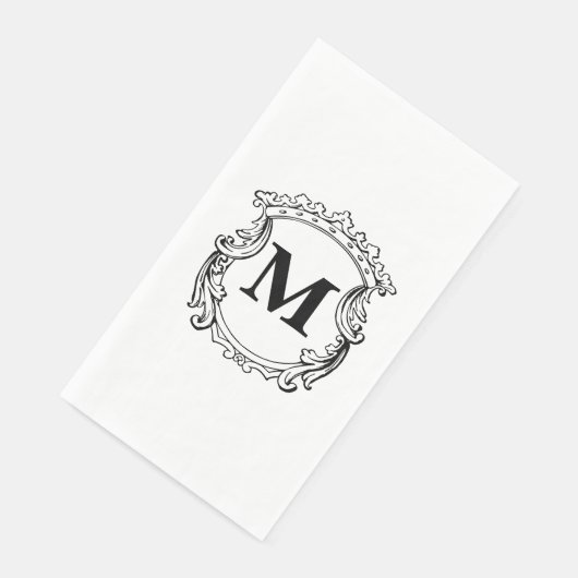 Elegant Crest Custom Monogram (コーナー)