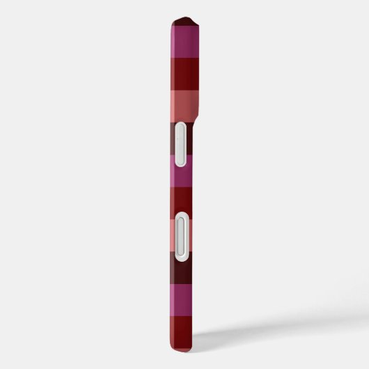 Elegant crimson and plum plaid seamless pattern Case-Mate iPhoneケース (裏面 / 右)