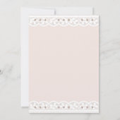 Elegant Cross Christening Christian Baptism 招待状 (裏面)