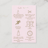 Elegant Crown Blush Luxury Candle Care 名刺 (正面)