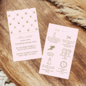 Elegant Crown Blush Luxury Candle Care 名刺