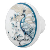 Elegant Crowned Peacock Ceramic Knob セラミックノブ (右)