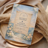 Elegant Cruise Ship Wedding 招待状