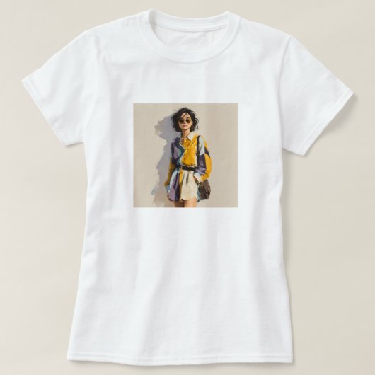 Elegant Custom Add Your Own Photo womens  Tシャツ (デザイン正面)