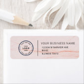 Elegant Custom Business Return Address Label ラベル (インサイチュ)