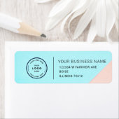 Elegant Custom Business Return Address Label ラベル (インサイチュ)