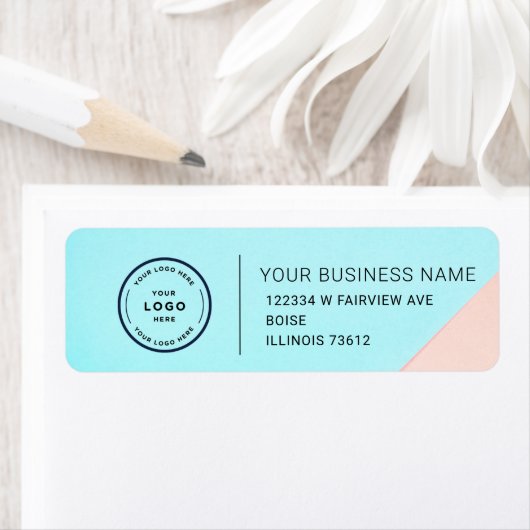 Elegant Custom Business Return Address Label ラベル (インサイチュ)