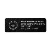 Elegant Custom Business Return Address Label ラベル (正面)