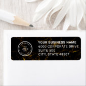Elegant Custom Business Return Address Label ラベル (インサイチュ)