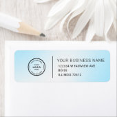 Elegant Custom Business Return Address Label ラベル (インサイチュ)