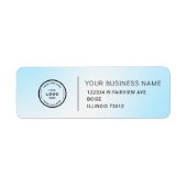 Elegant Custom Business Return Address Label ラベル (正面)