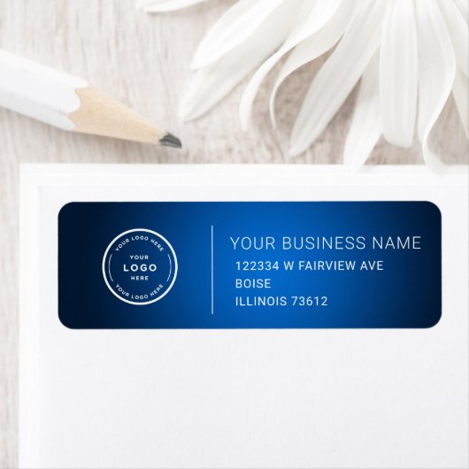 Elegant Custom Business Return Address Label ラベル (インサイチュ)