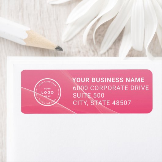 Elegant Custom Business Return Address Label ラベル (インサイチュ)