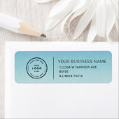 Elegant Custom Business Return Address Label ラベル (インサイチュ)