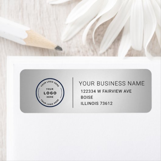 Elegant Custom Business Return Address Label ラベル (インサイチュ)