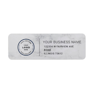 Elegant Custom Business Return Address Label ラベル