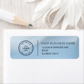 Elegant Custom Business Return Address Label ラベル (インサイチュ)