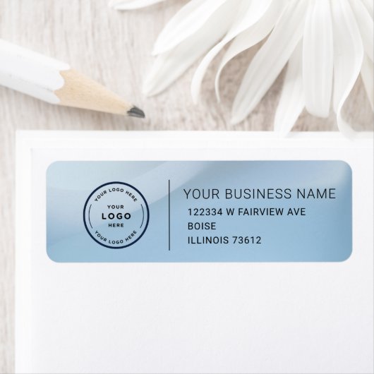 Elegant Custom Business Return Address Label ラベル (インサイチュ)