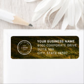 Elegant Custom Business Return Address Label ラベル (インサイチュ)