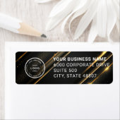 Elegant Custom Business Return Address Label ラベル (インサイチュ)