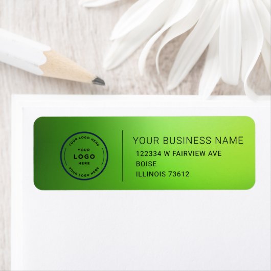 Elegant Custom Business Return Address Label ラベル (インサイチュ)