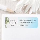 Elegant Custom Business Return Address Label ラベル (インサイチュ)
