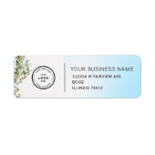 Elegant Custom Business Return Address Label ラベル (正面)