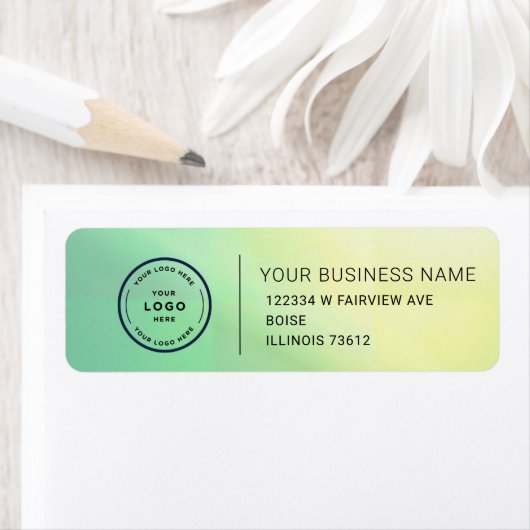 Elegant Custom Business Return Address Label ラベル (インサイチュ)