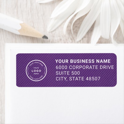 Elegant Custom Business Return Address Label ラベル (インサイチュ)